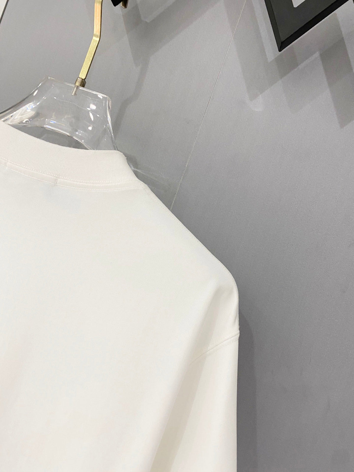 Classic letter printed pure cotton T-shirt -2