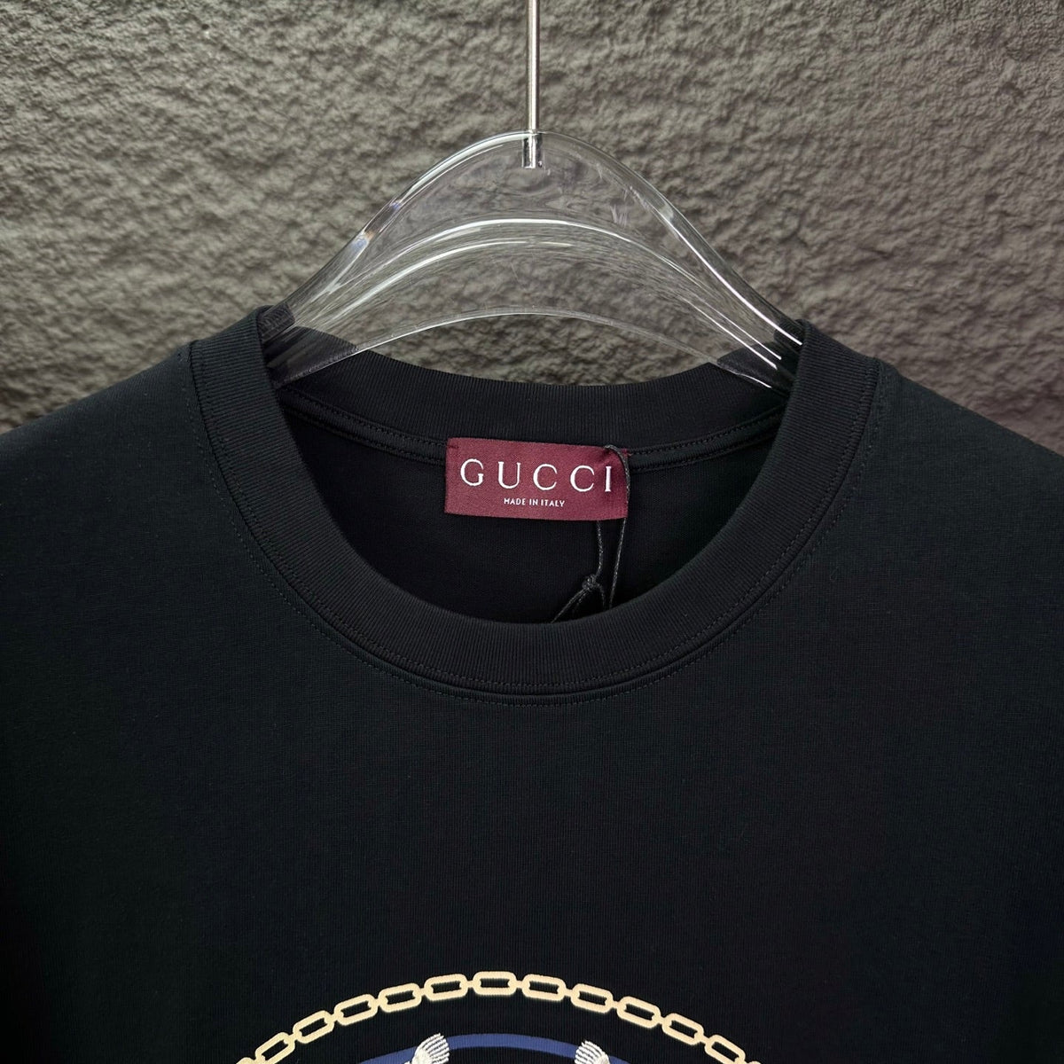 Letter logo couple's short sleeved T-shirt