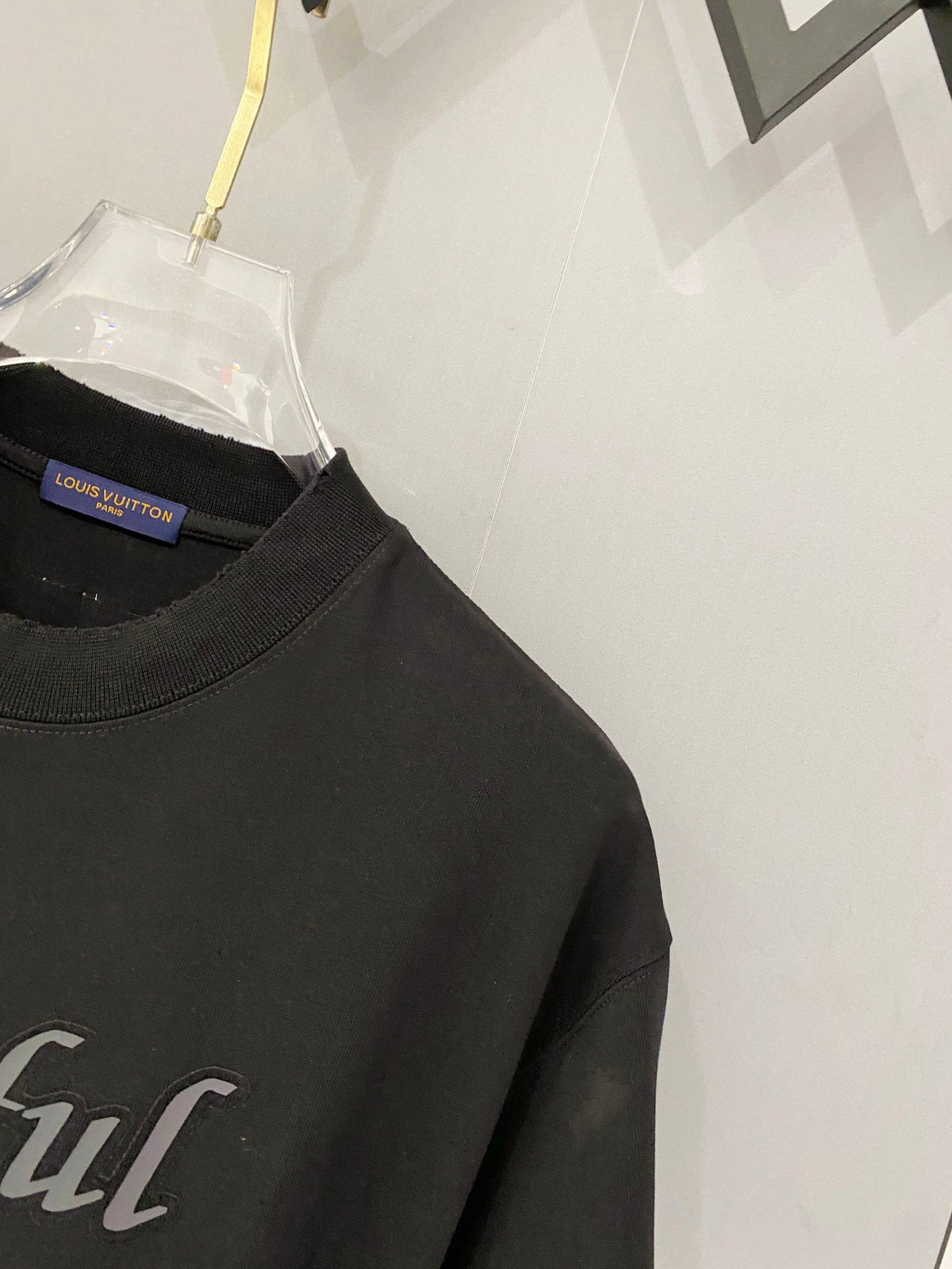 Classic letter printed pure cotton T-shirt
