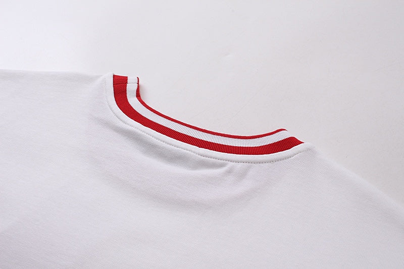 Latest Summer Logo Embroidered T-shirt