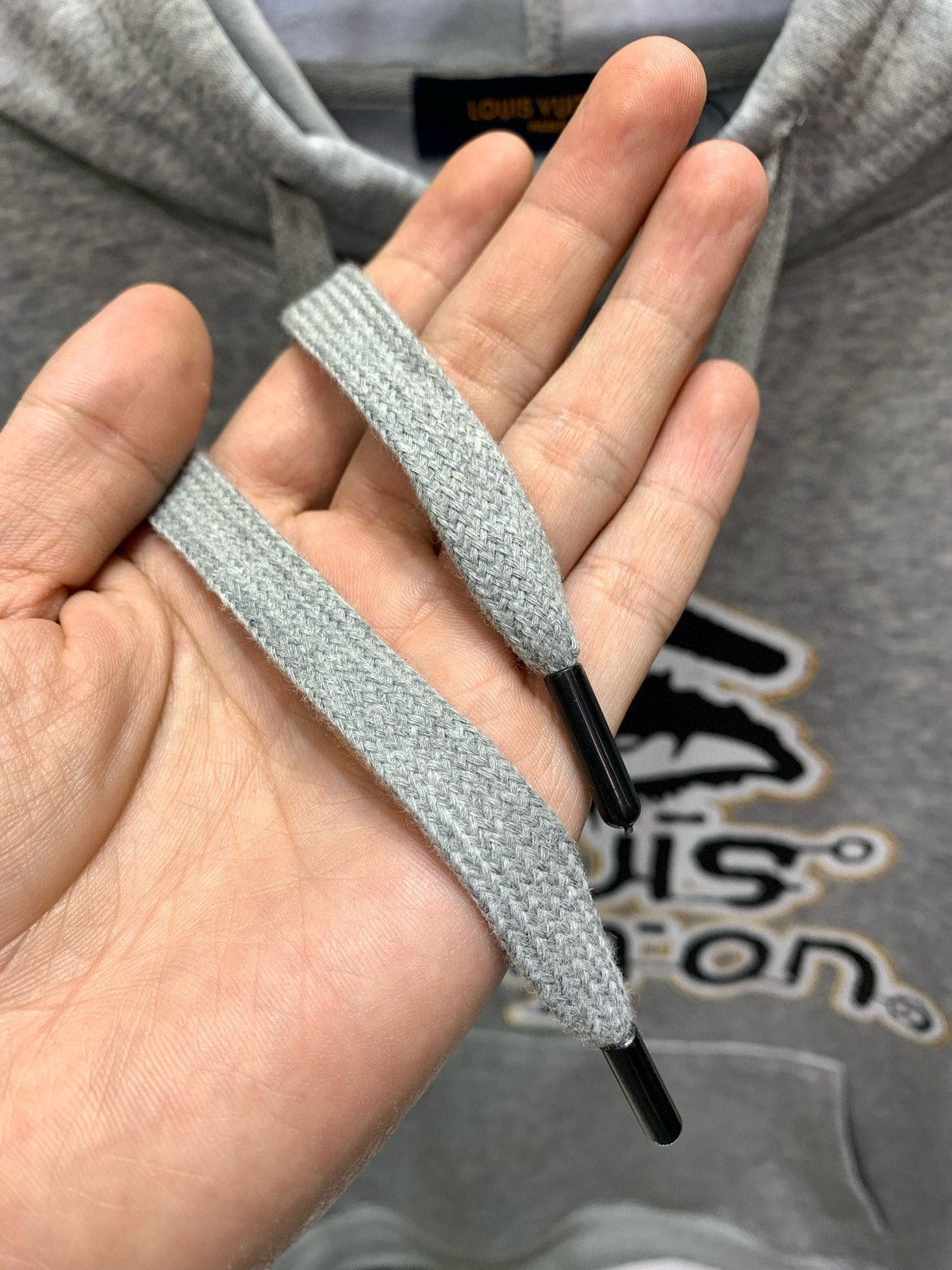 Double stranded cotton hoodie