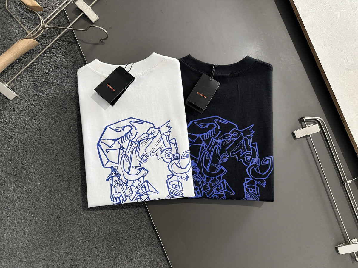 Summer new round neck short sleeved T-shirt