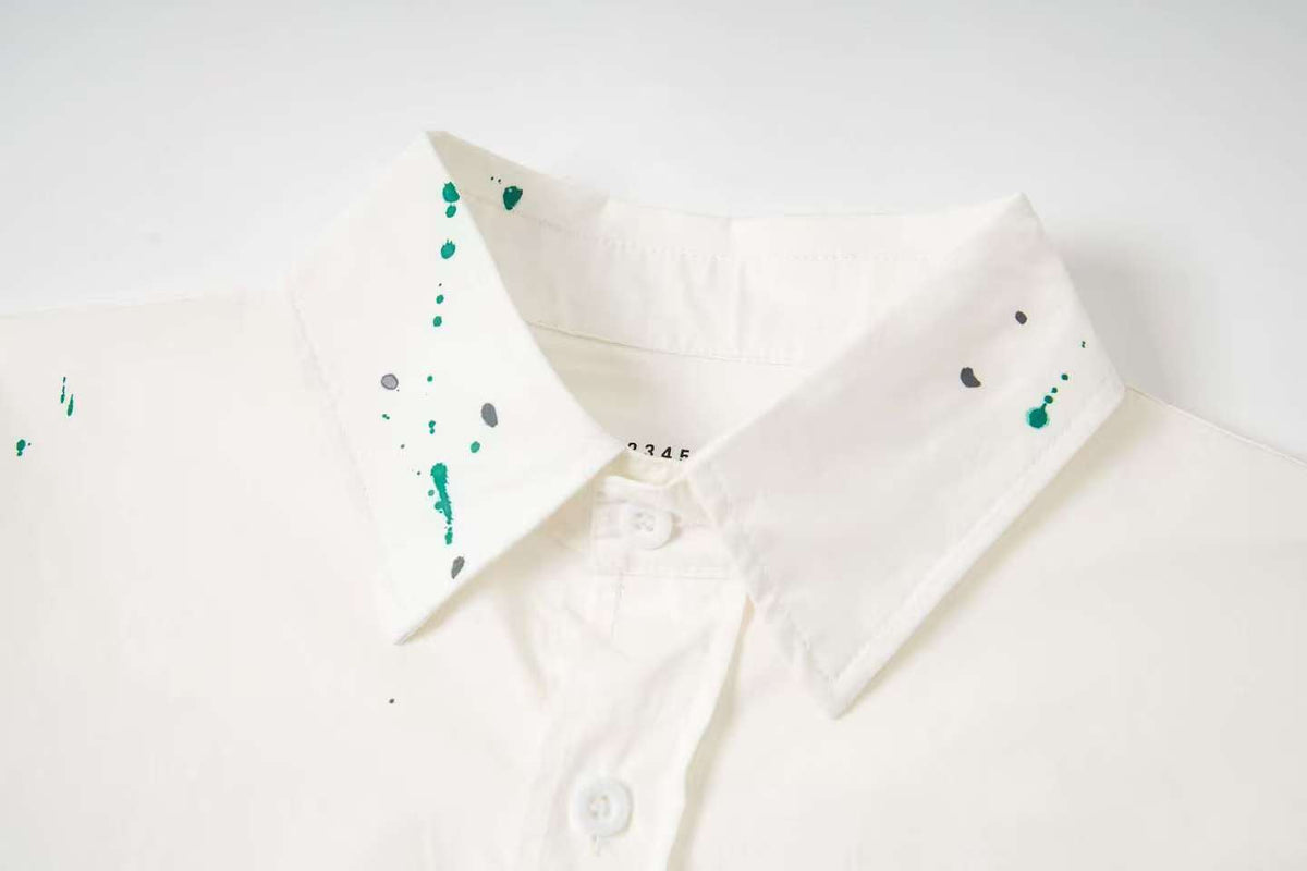 New splashed ink shirt