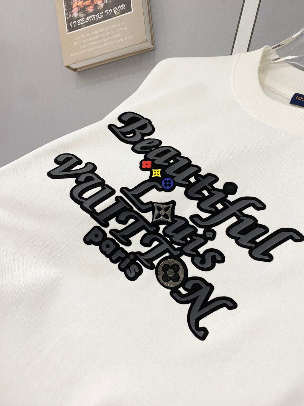 Classic letter printed pure cotton T-shirt