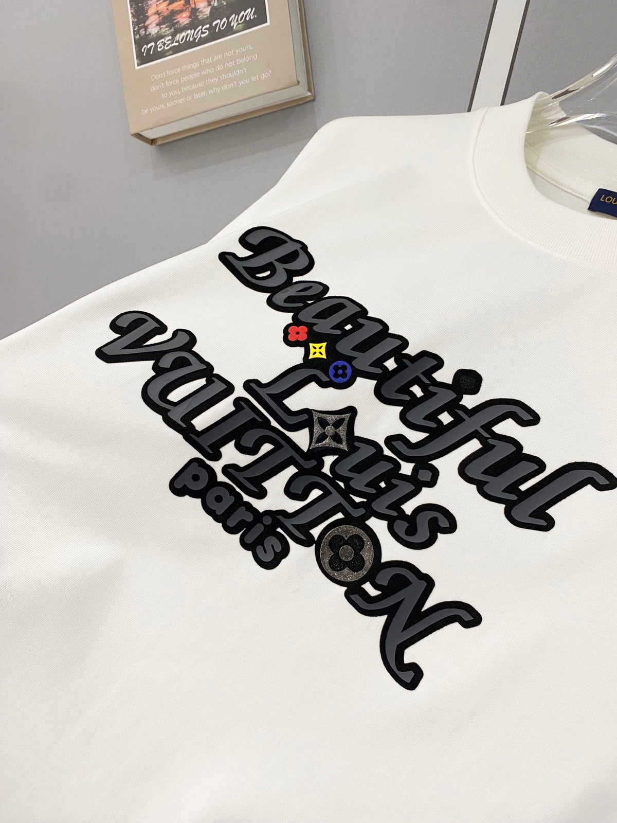Classic letter printed pure cotton T-shirt