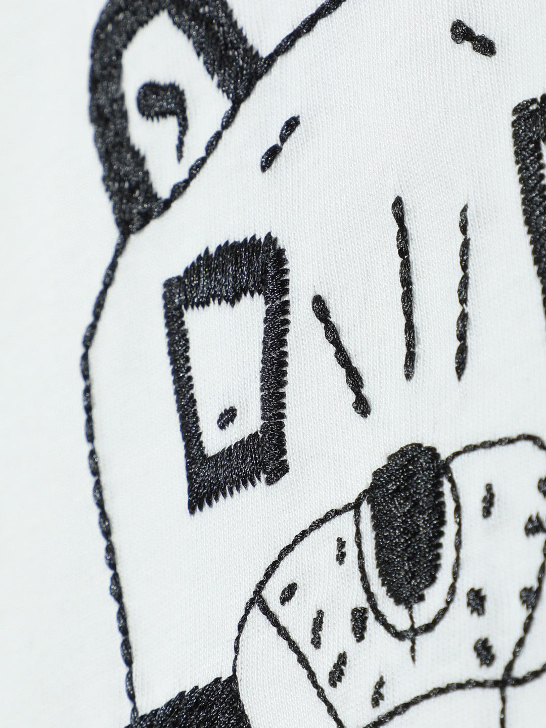 Super cute cartoon animal pattern short sleeved shirt