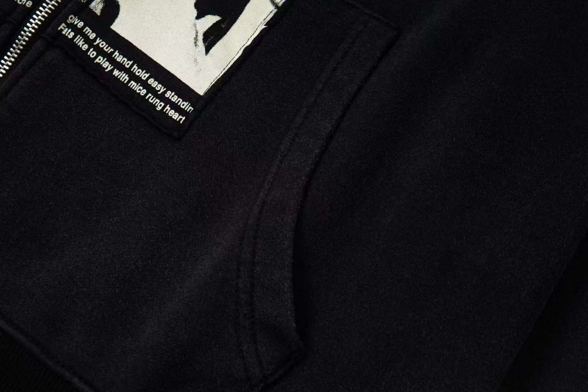 New patch printed jacket