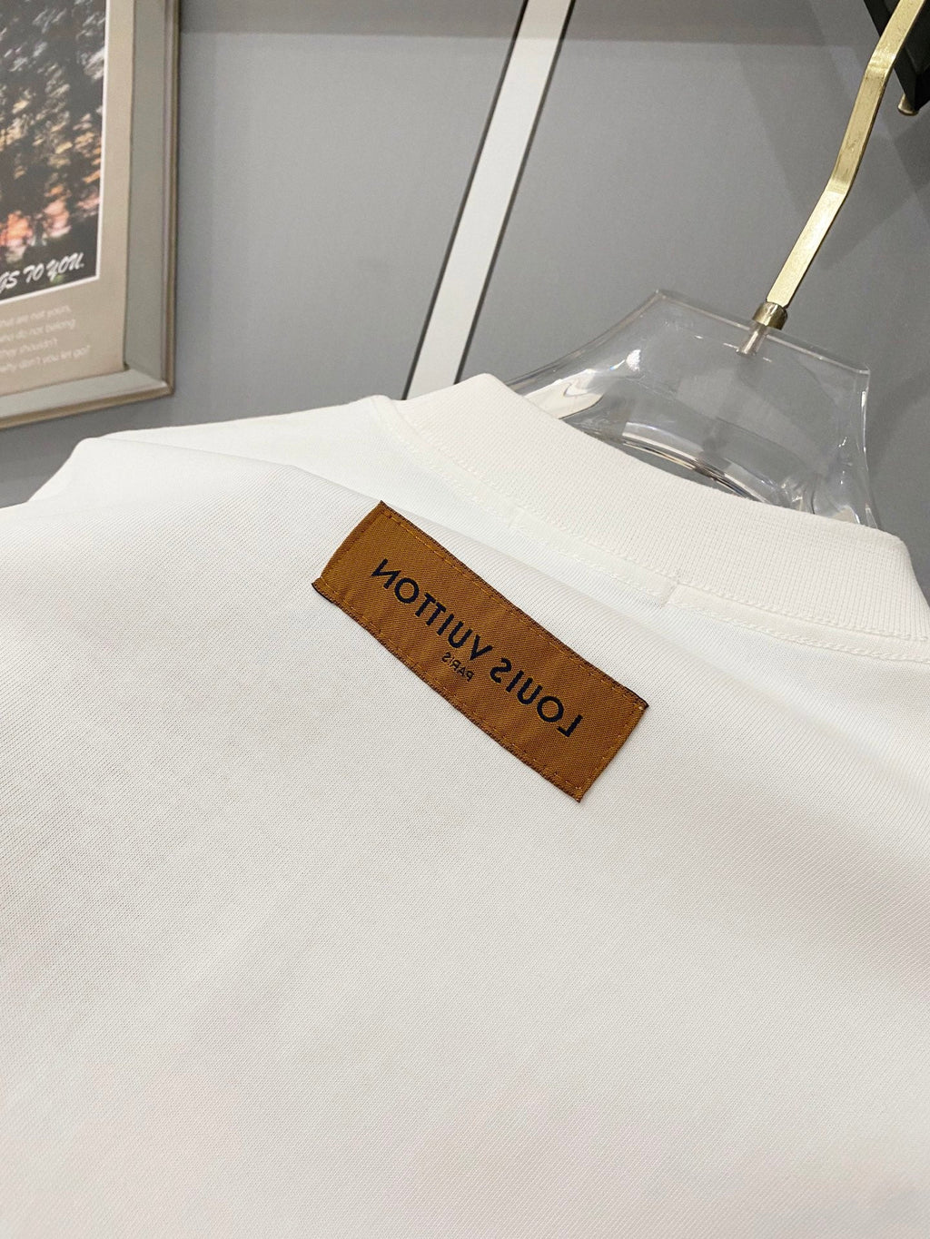 Classic letter printed pure cotton T-shirt -010