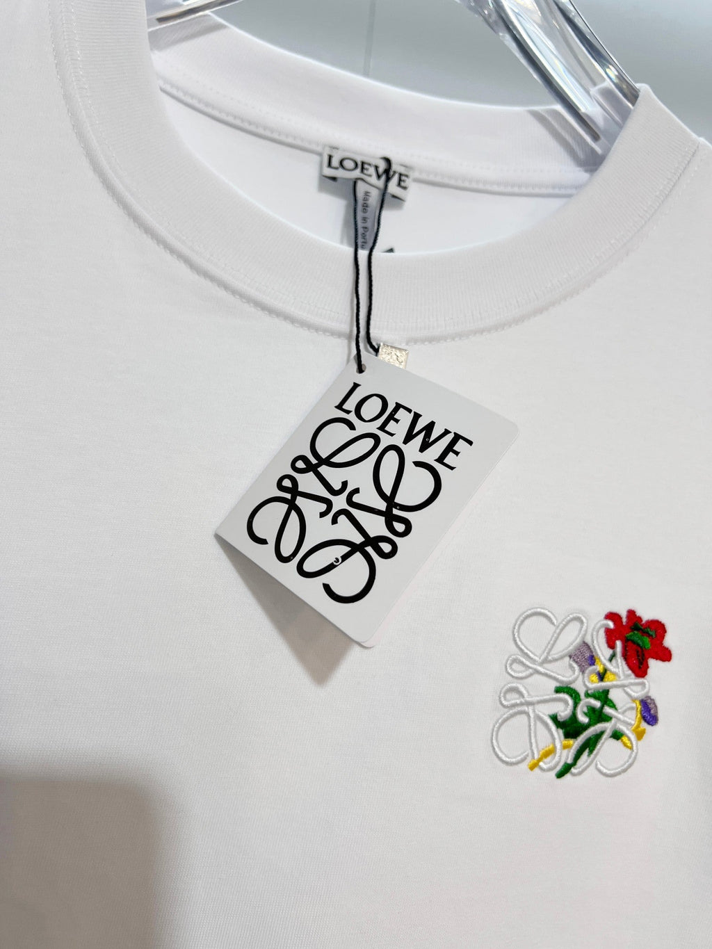 New Embroidered Rose Letter Short Sleeve