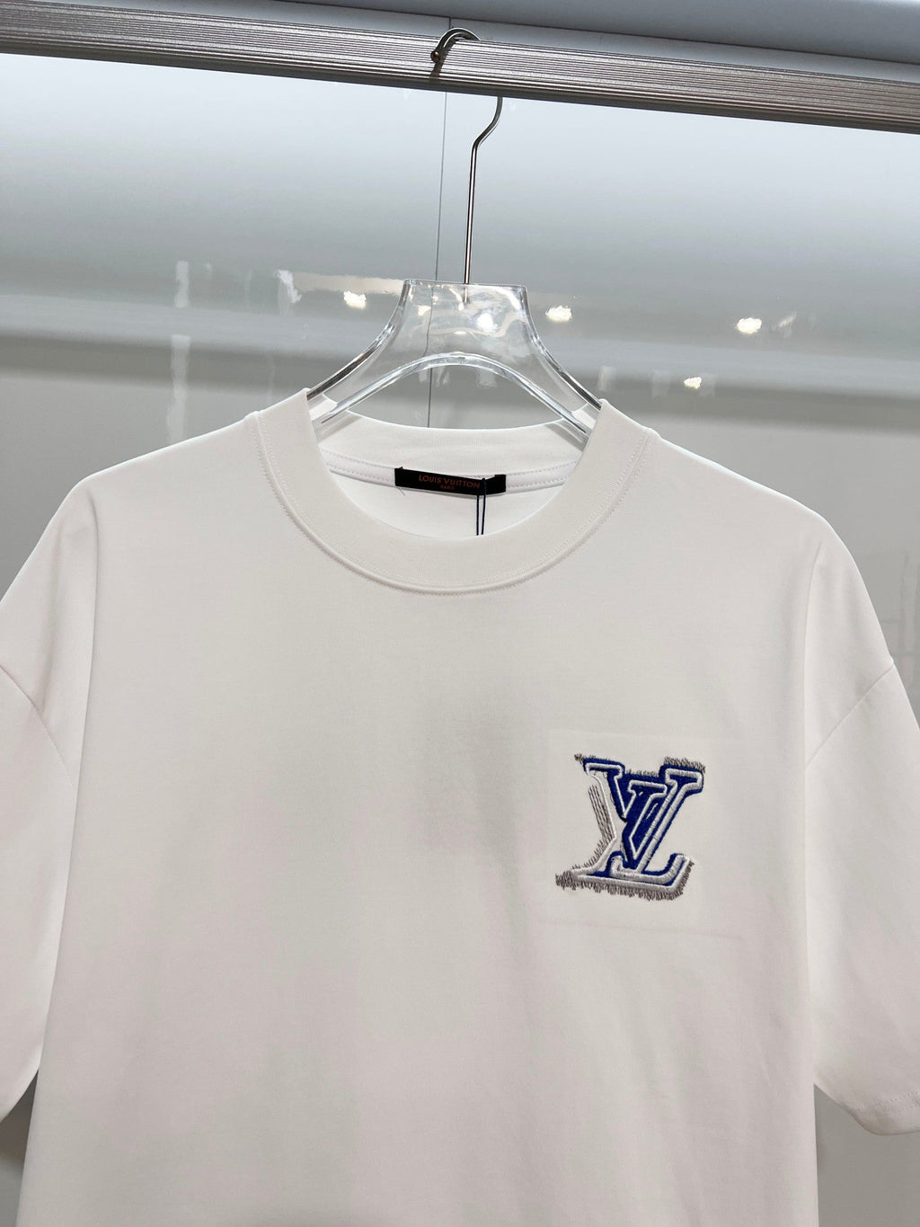 Heavy Industry Layered Embroidered Letter T-shirt