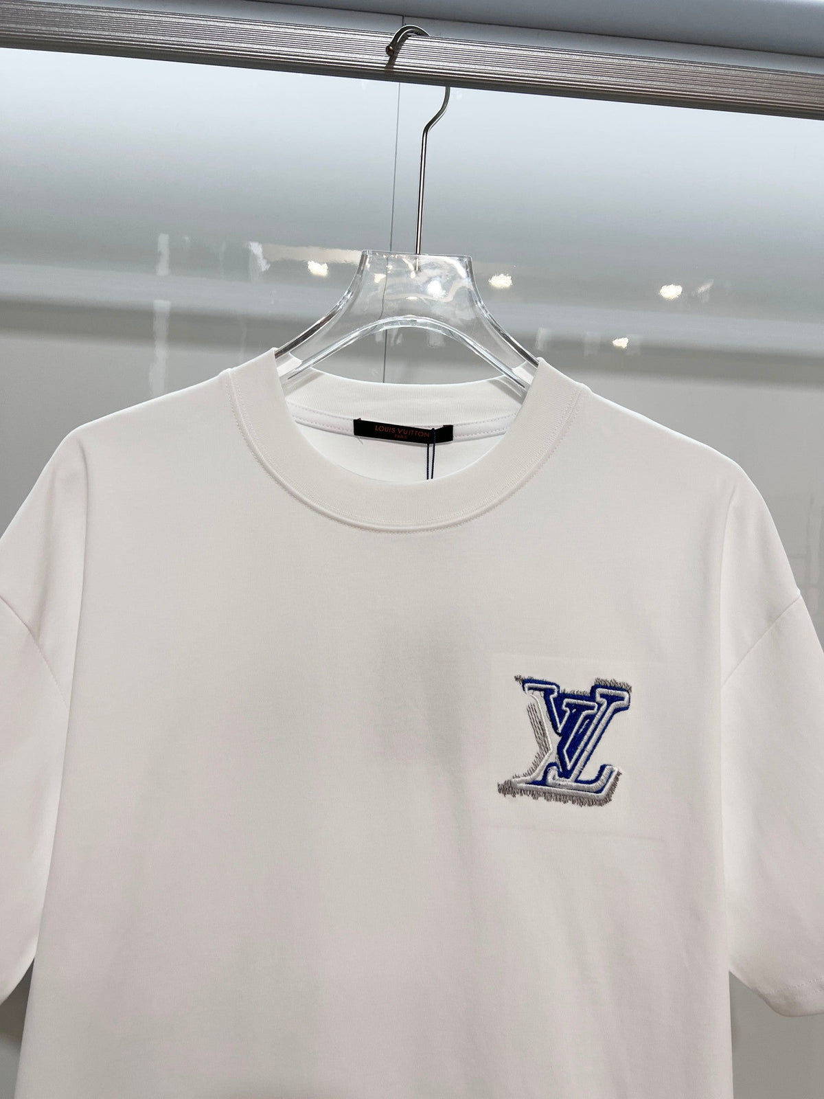 Heavy Industry Layered Embroidered Letter T-shirt