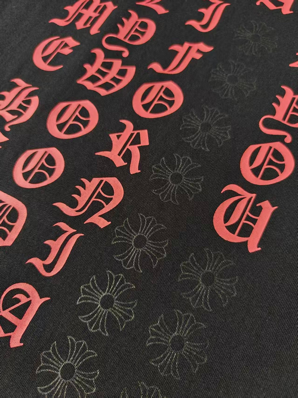 Ink hand printed T-shirt