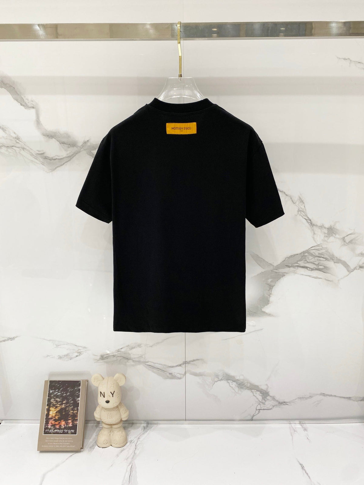 Landscape printed silicone letter T-shirt