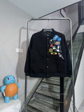 Embroidered baseball cotton jacket