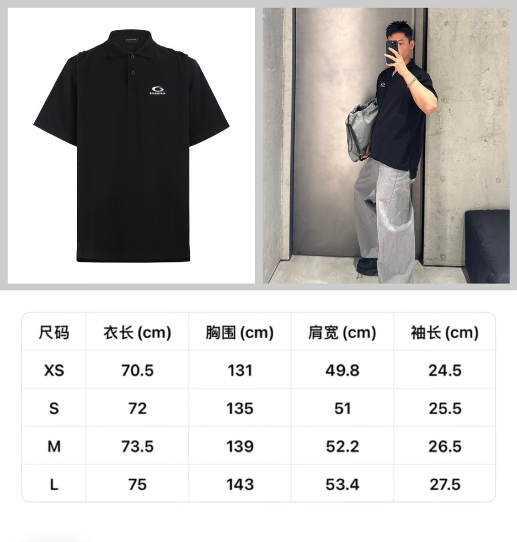 Polo collar cotton bead fabric shirt