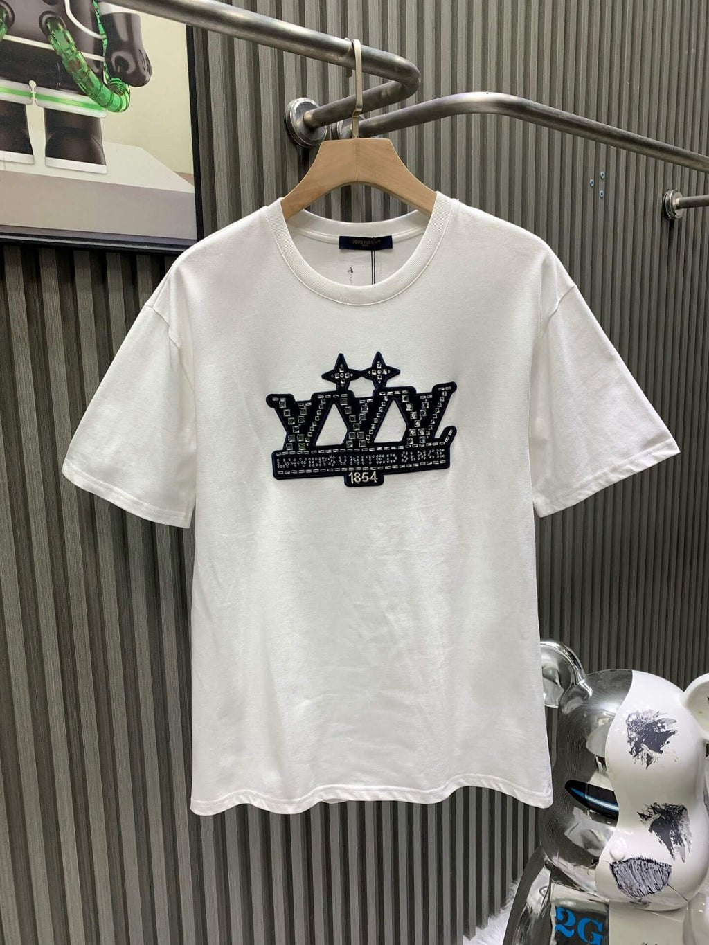 Star Crown Embroidered T Shirt