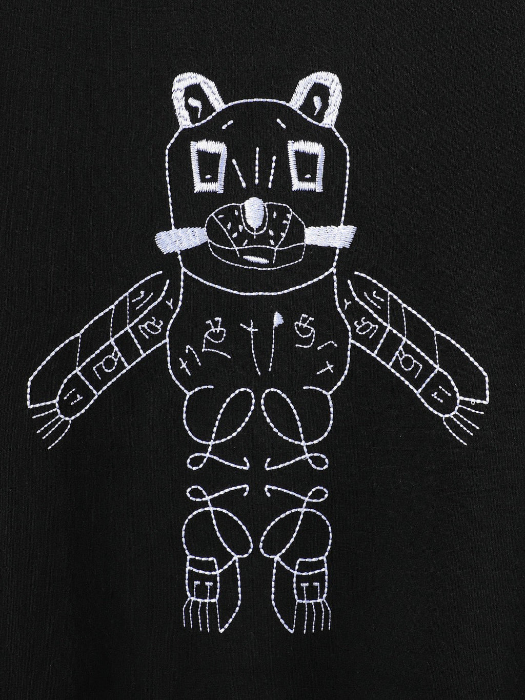 Super cute cartoon animal pattern short sleeved shirt