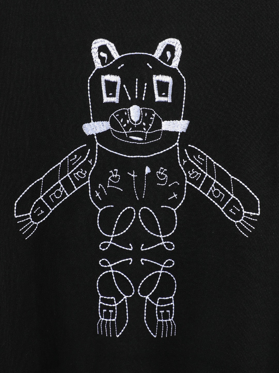 Super cute cartoon animal pattern short sleeved shirt