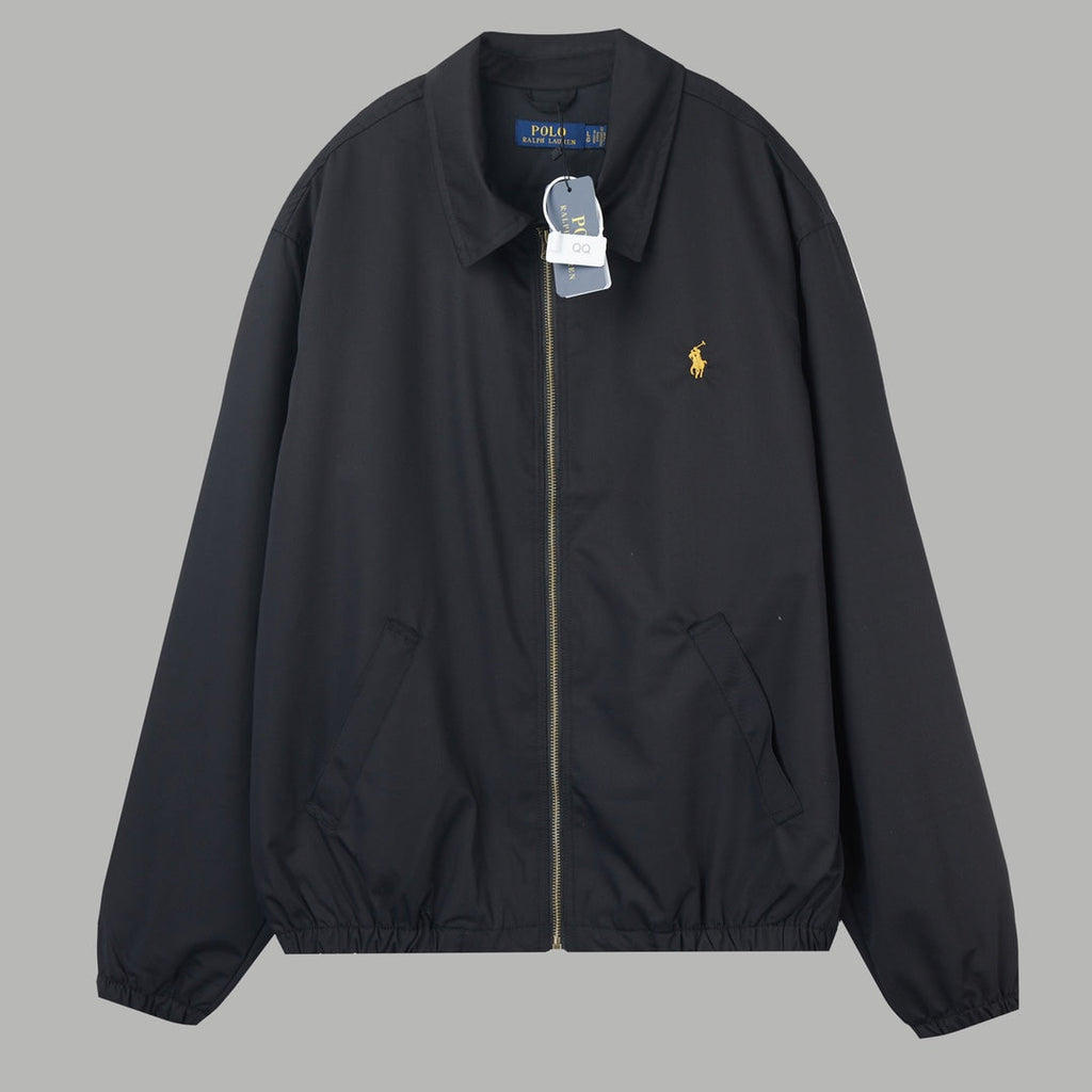 Back double polo player Harrington jacket jacket