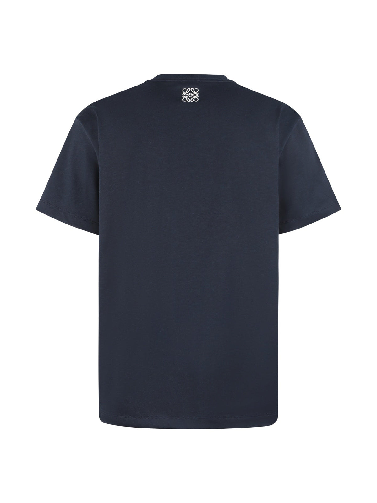 Cotton blend letter printed short sleeved T-shirt