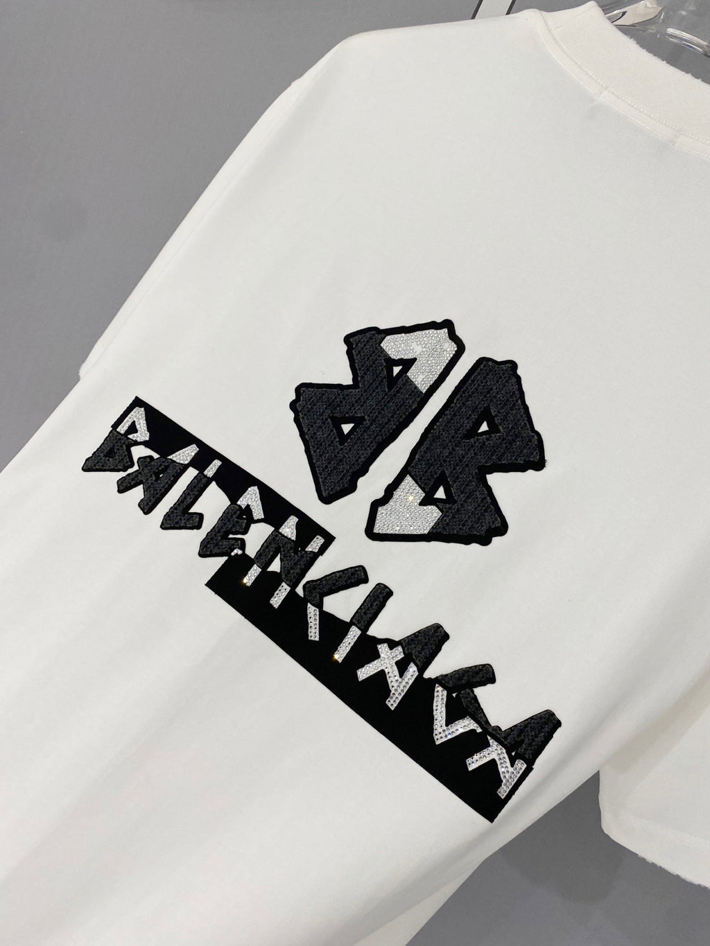 Classic letter printed pure cotton T-shirt -015