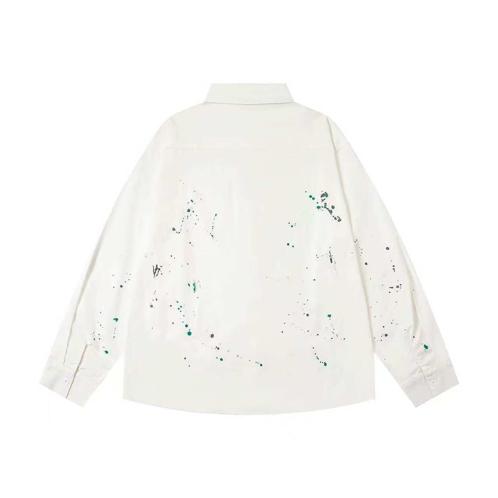 New splashed ink shirt