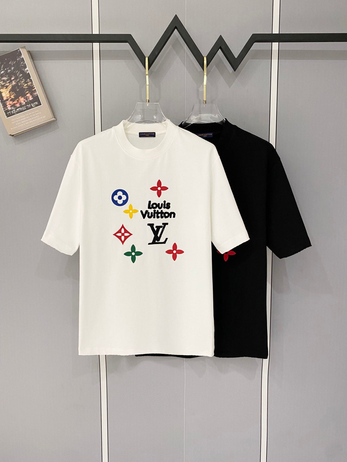 Classic letter printed pure cotton T-shirt -010