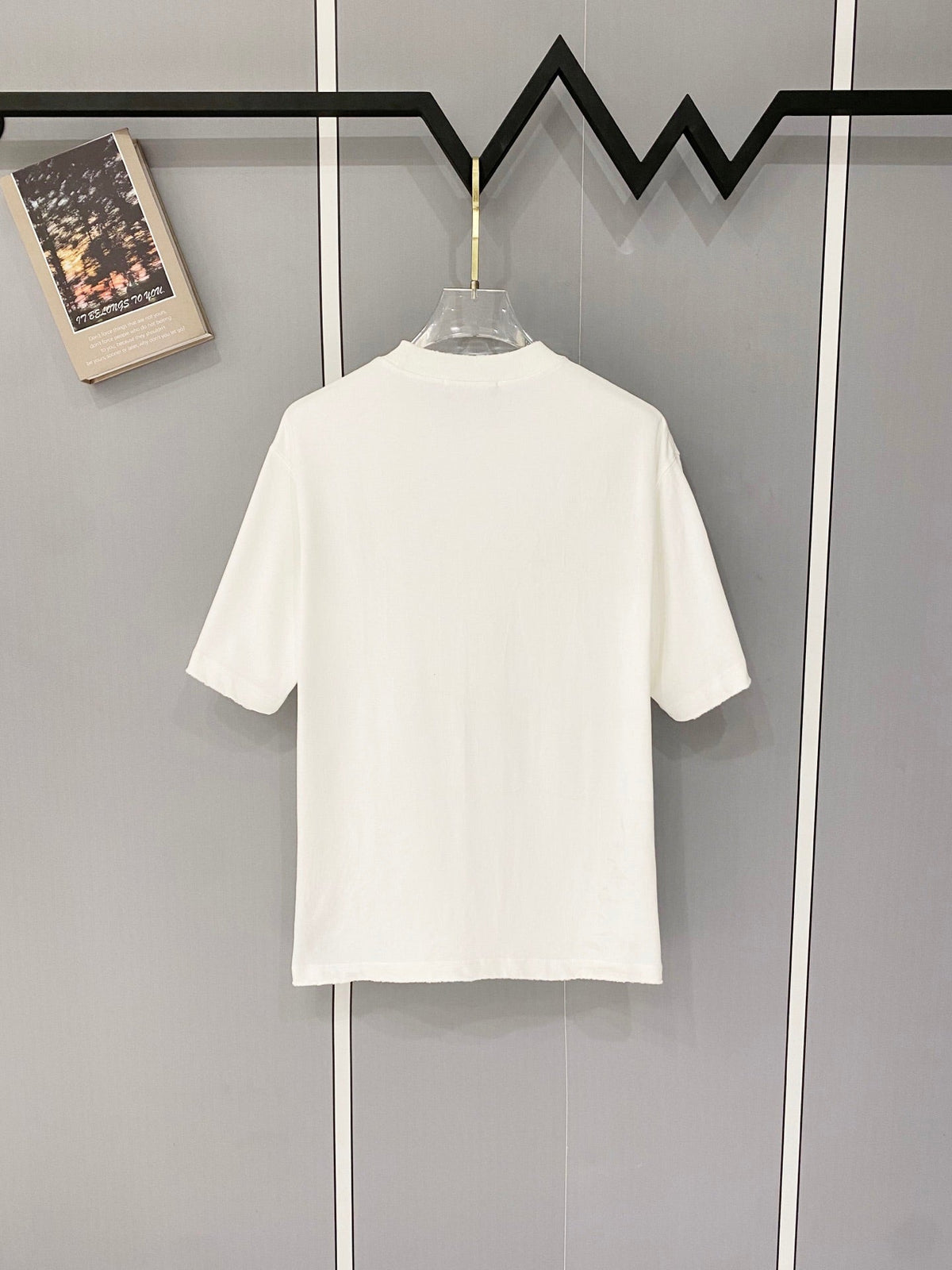 Classic letter printed pure cotton T-shirt -8