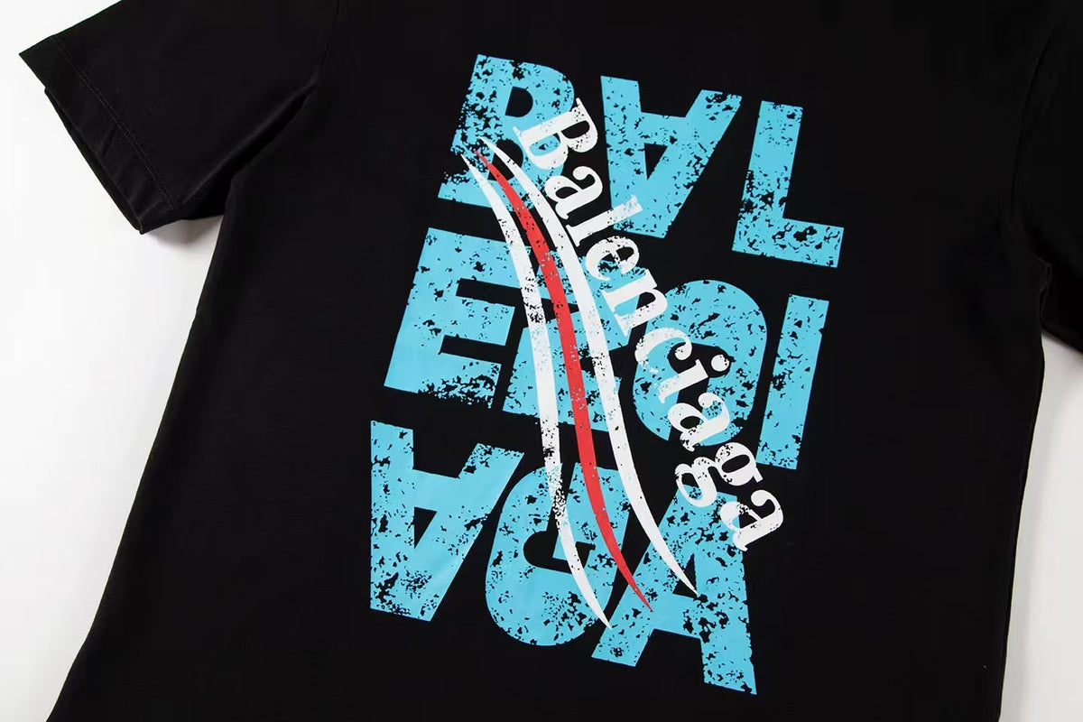 New letter printed short shirt