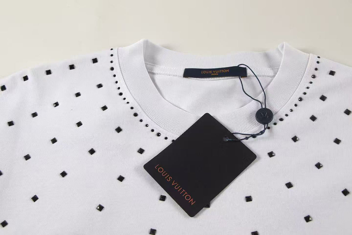 New rhinestone short sleeved T-shirt