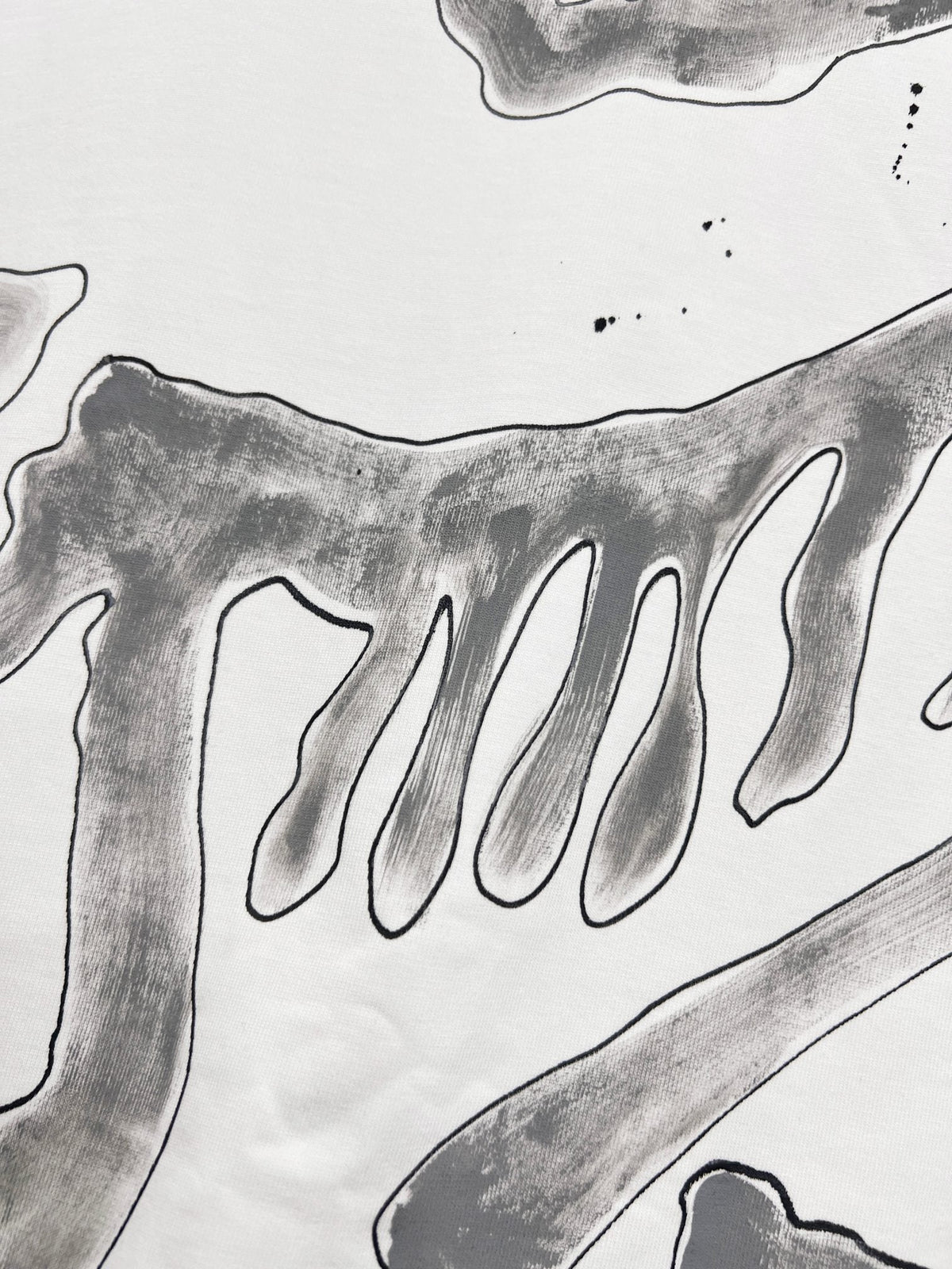 Loose hand drawn T-shirt -8