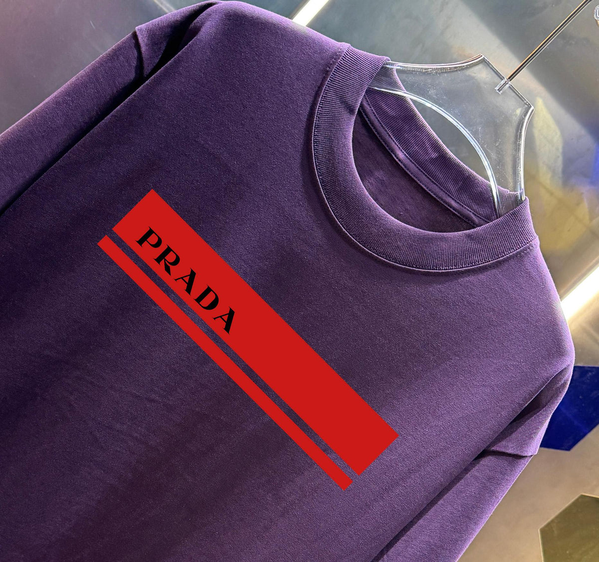 Spring and summer new classic small label color card round neck couple short sleeved T-shir