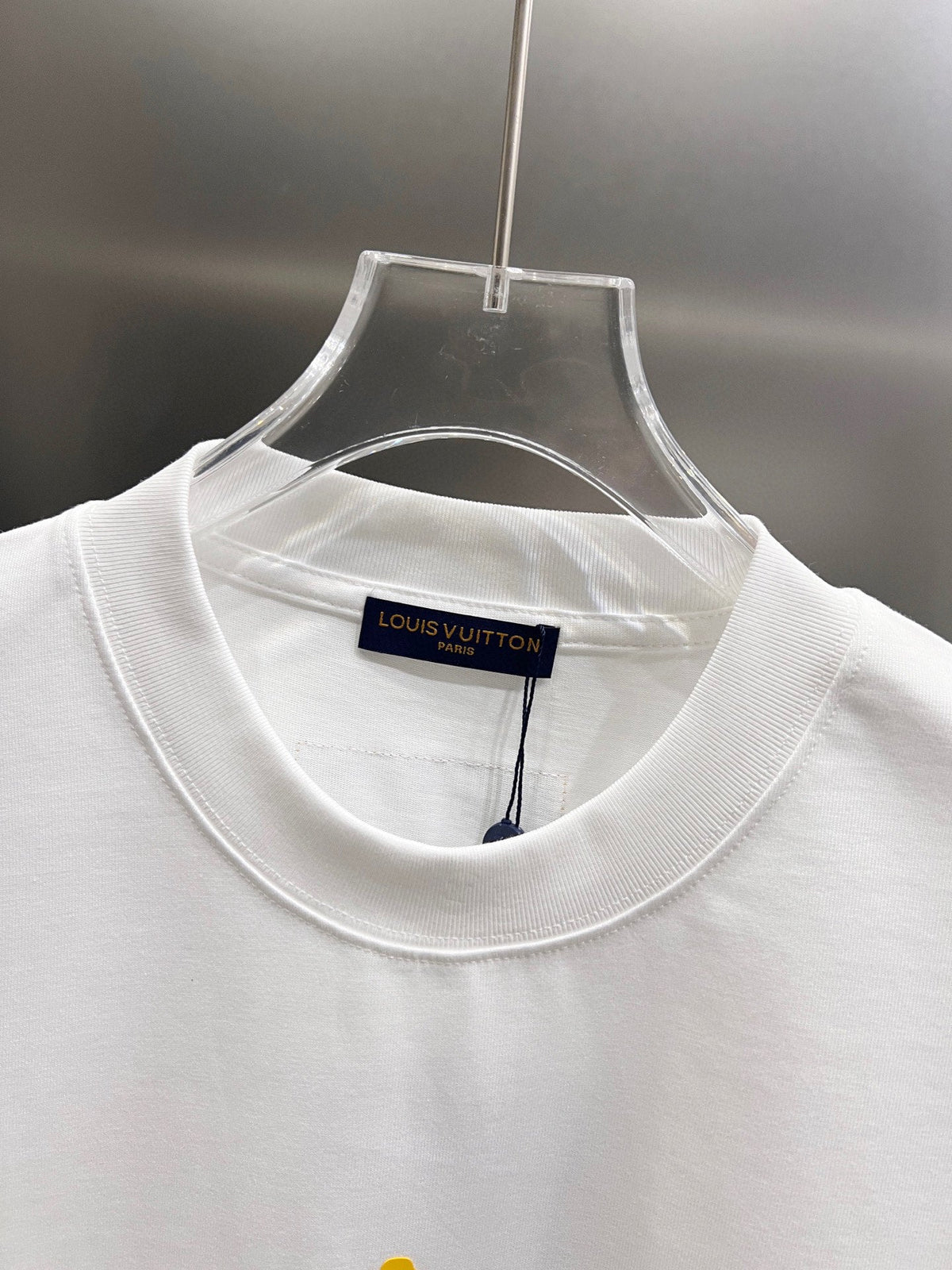 Classic letter three-dimensional craft short sleeved T-shirt