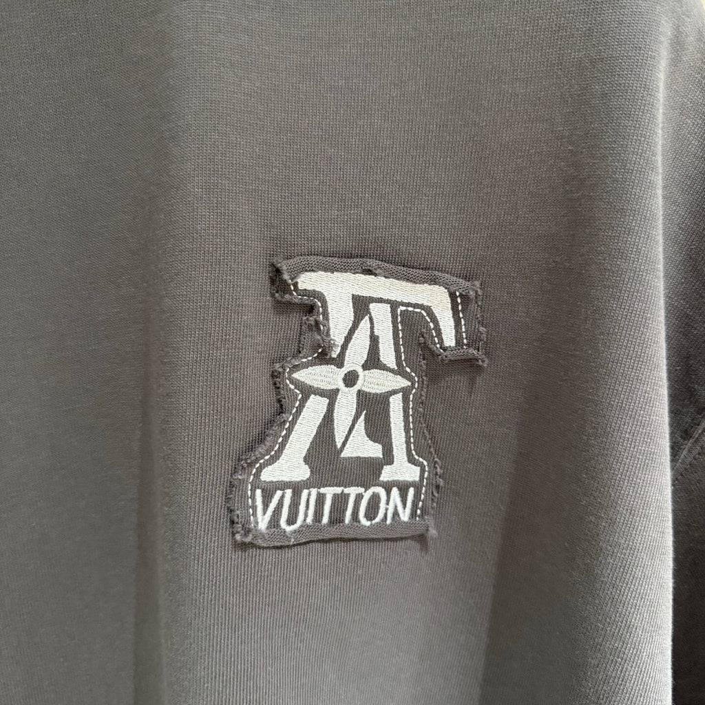 Vintage Letter Patch T Shirt