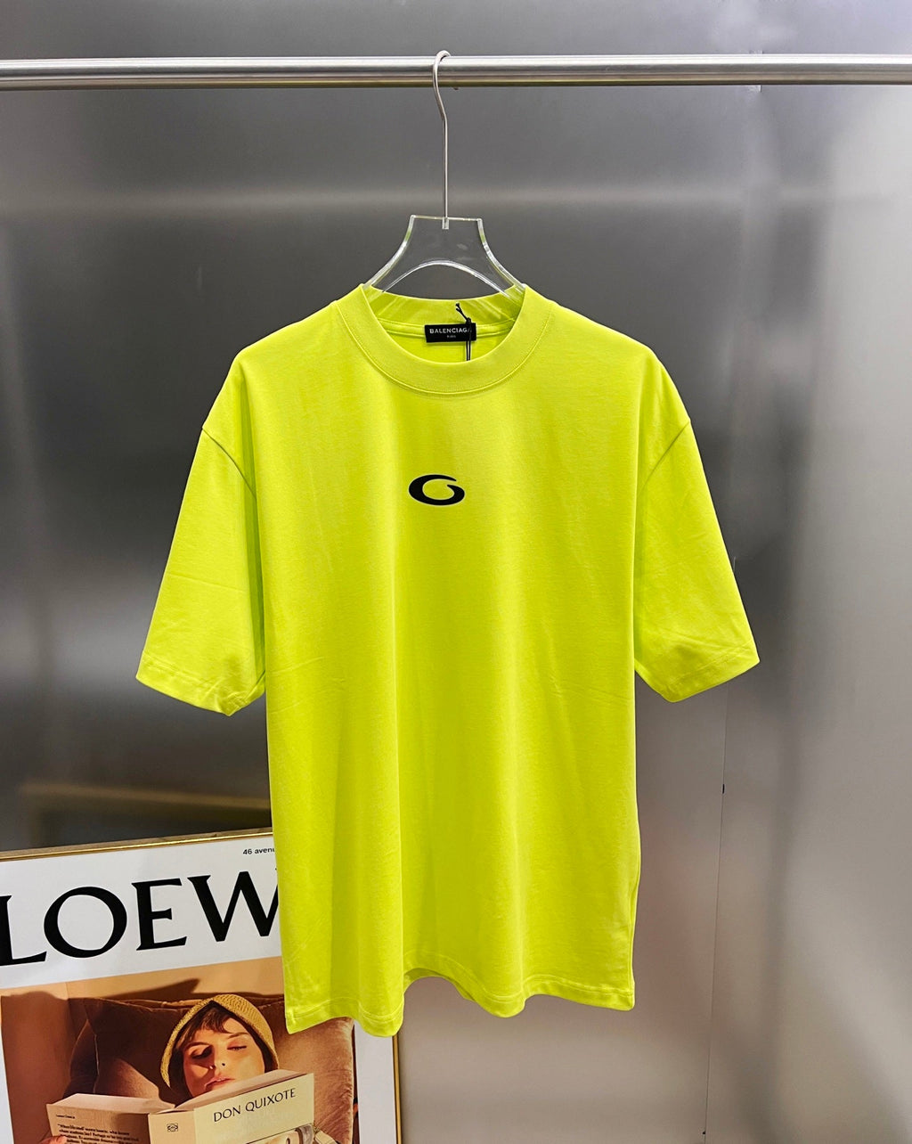 Customized double yarn plain cotton short sleeved T-shirt