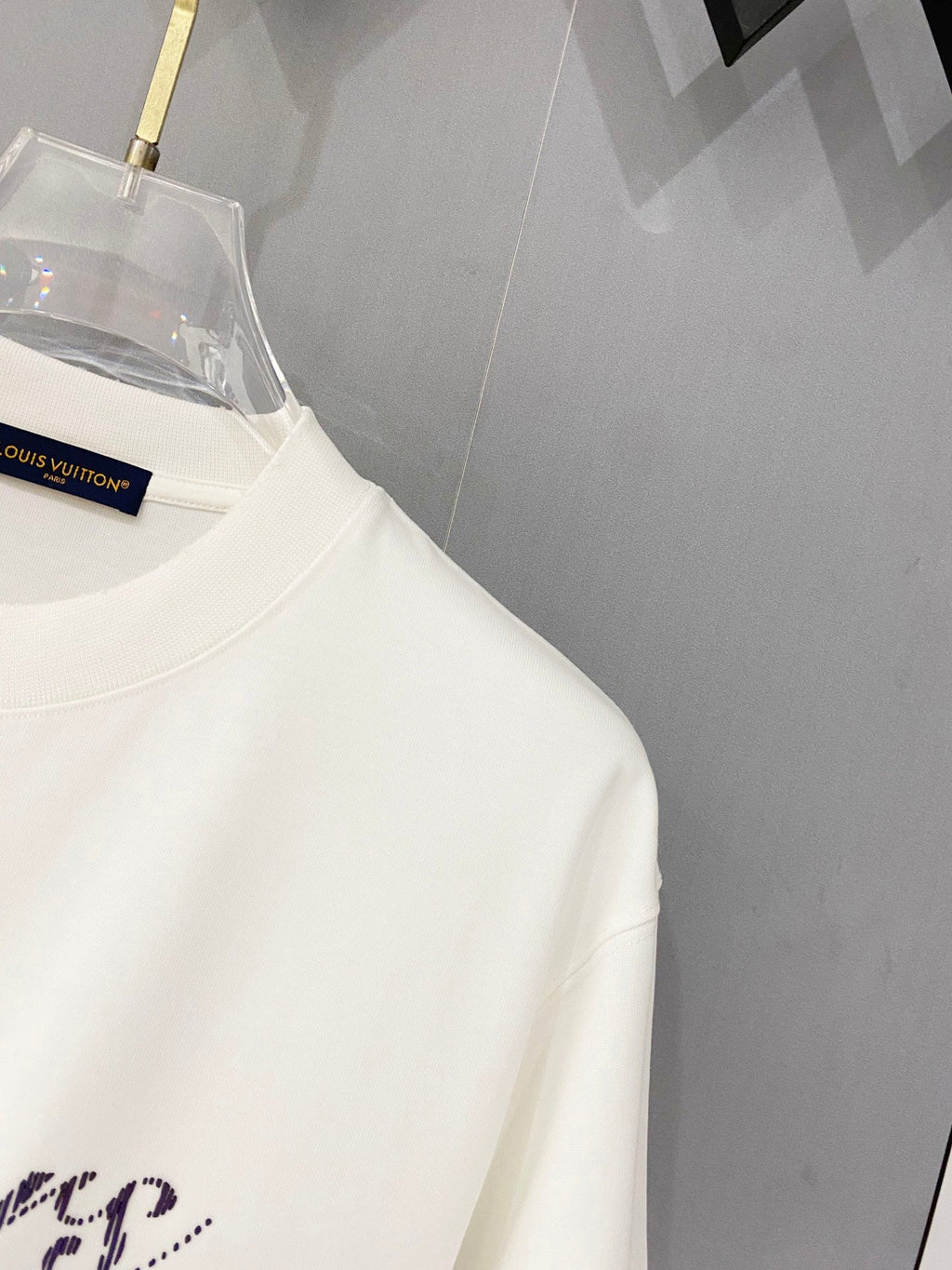 Classic letter printed pure cotton T-shirt -011