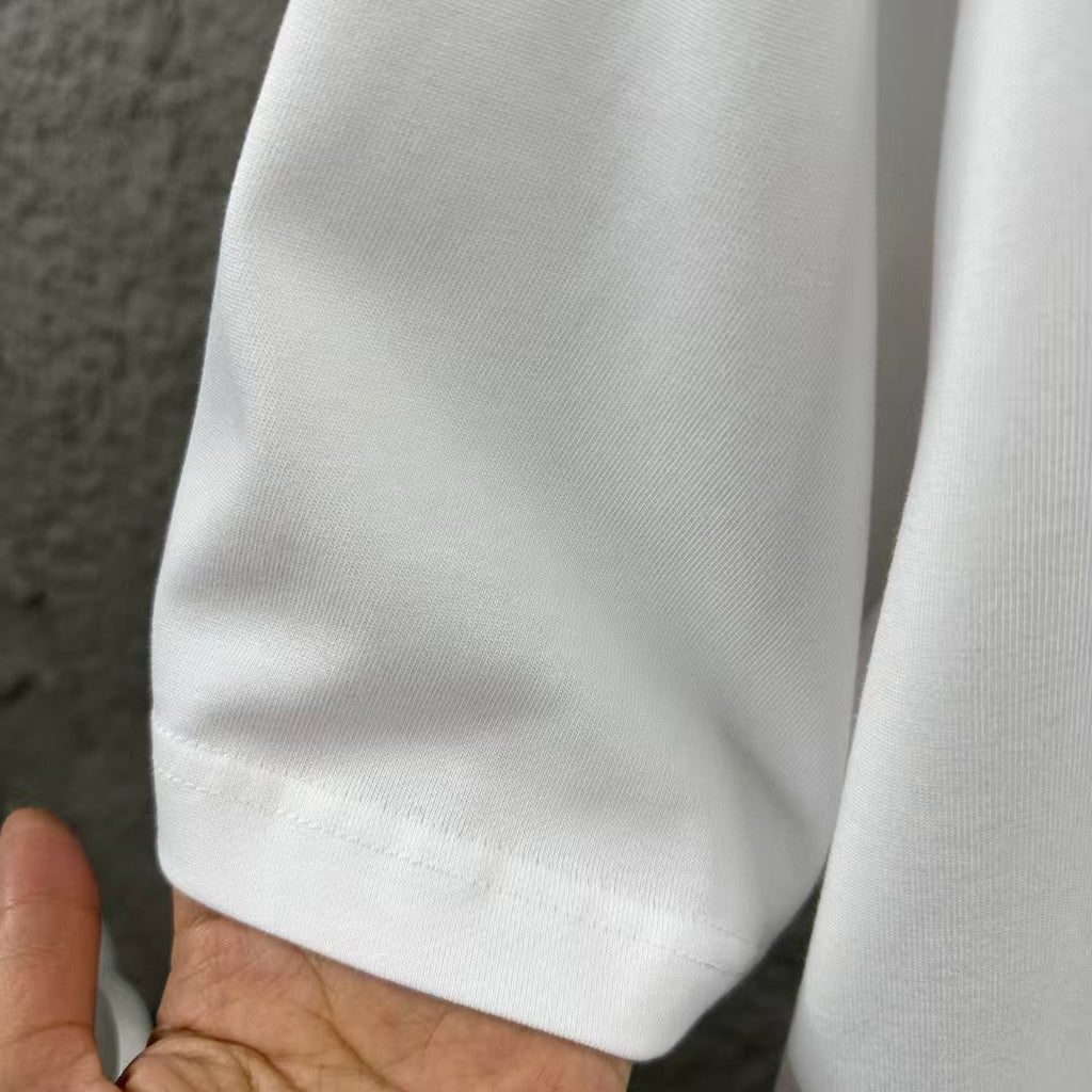 New letter simple embroidered T-shirt