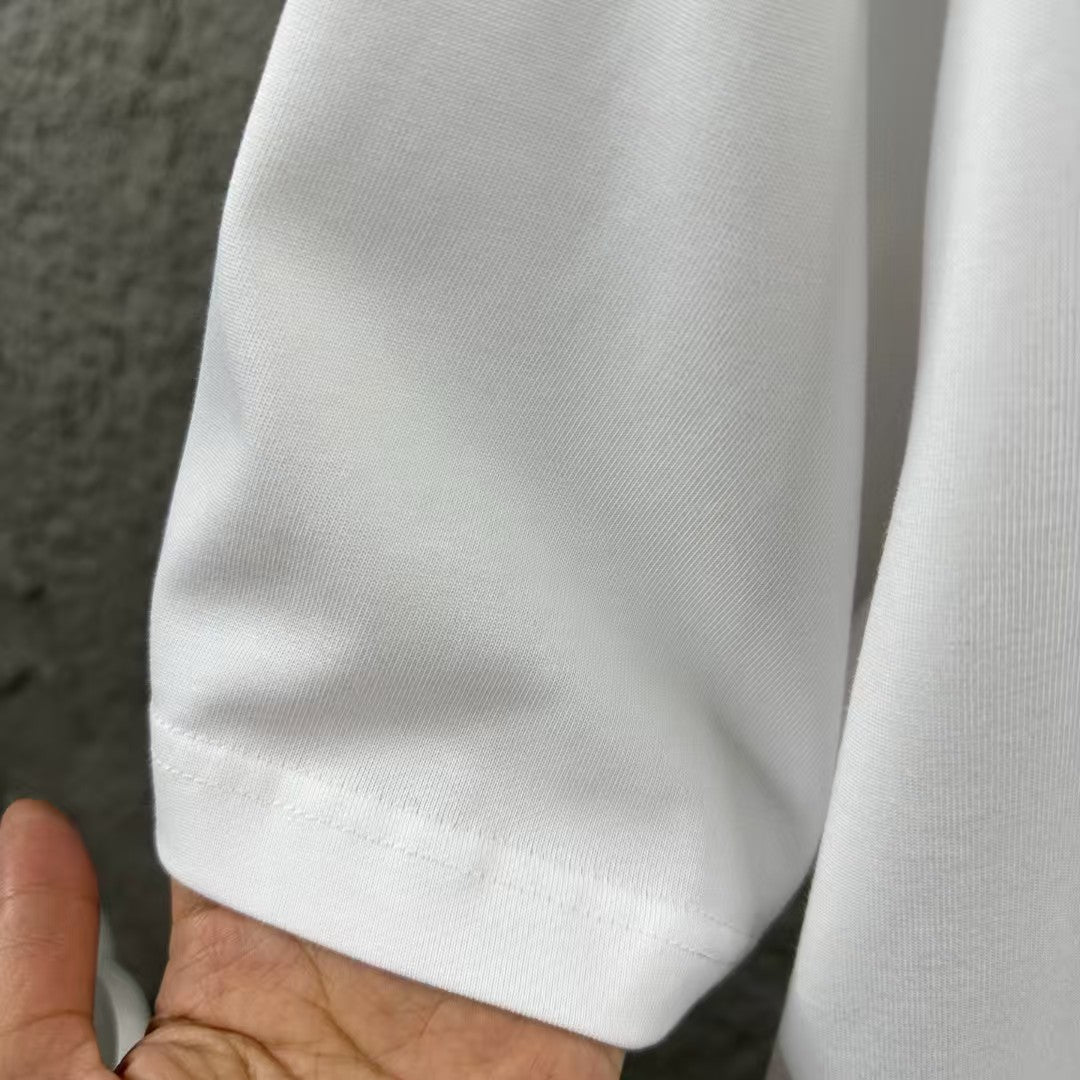 New letter simple embroidered T-shirt