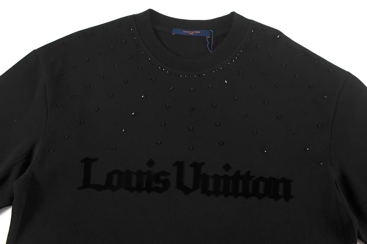 New rhinestone short sleeved T-shirt