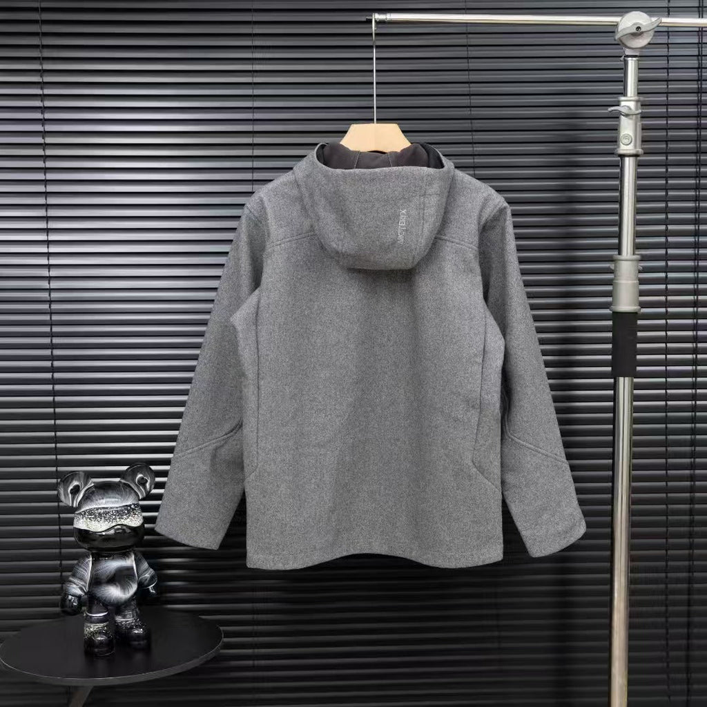 Hot selling embroidered hooded jacket