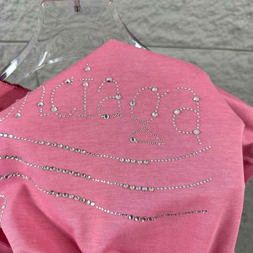 Wear and tear washed short sleeved T-shirt with distressed holes for both men and women