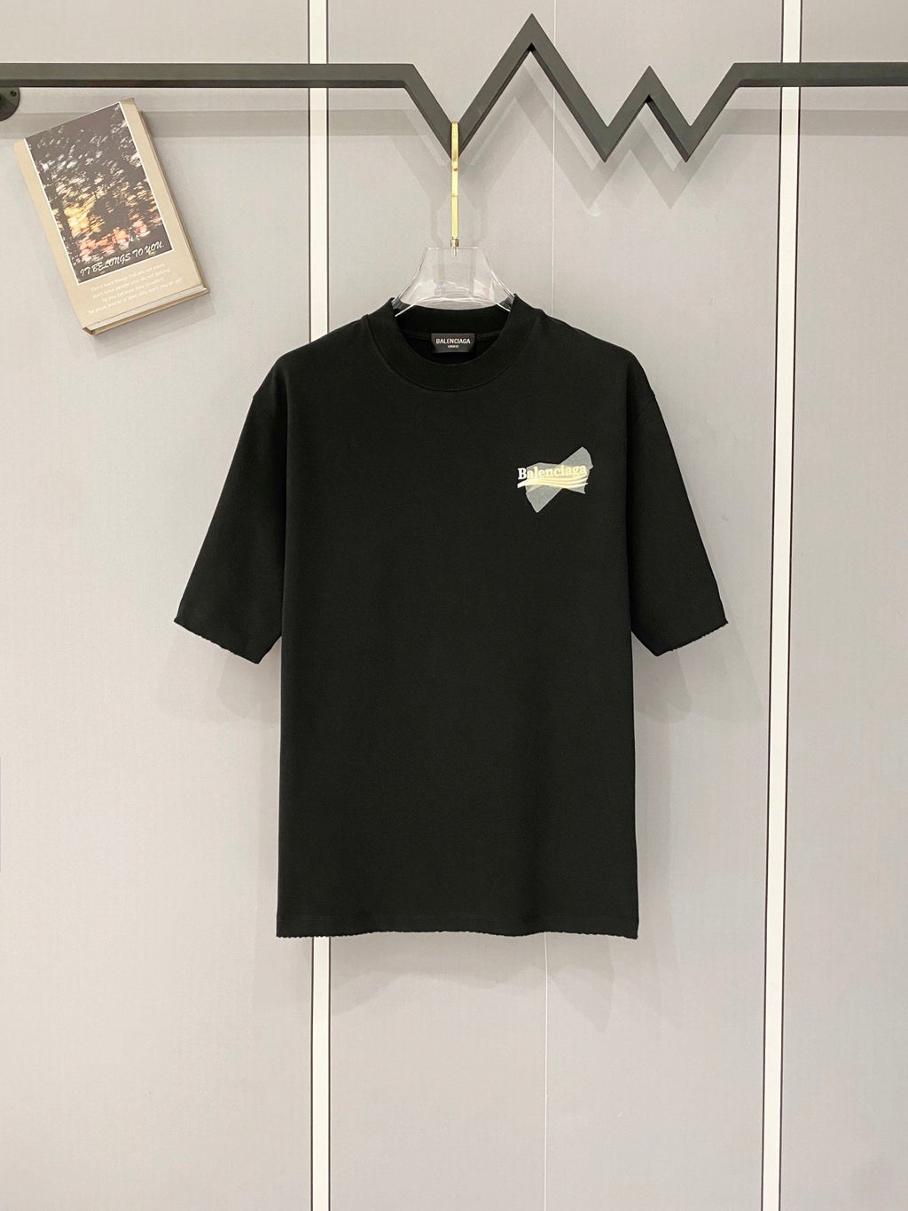 Classic letter printed pure cotton T-shirt -5