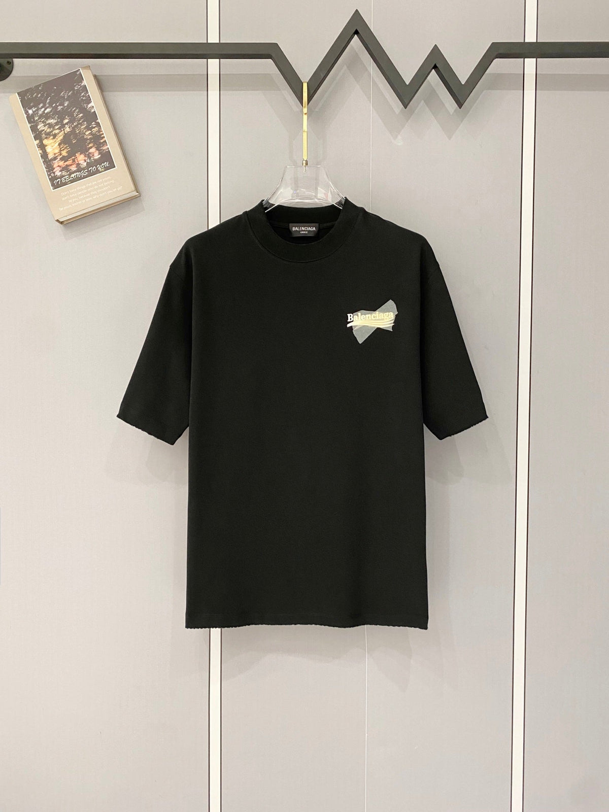 Classic letter printed pure cotton T-shirt -5