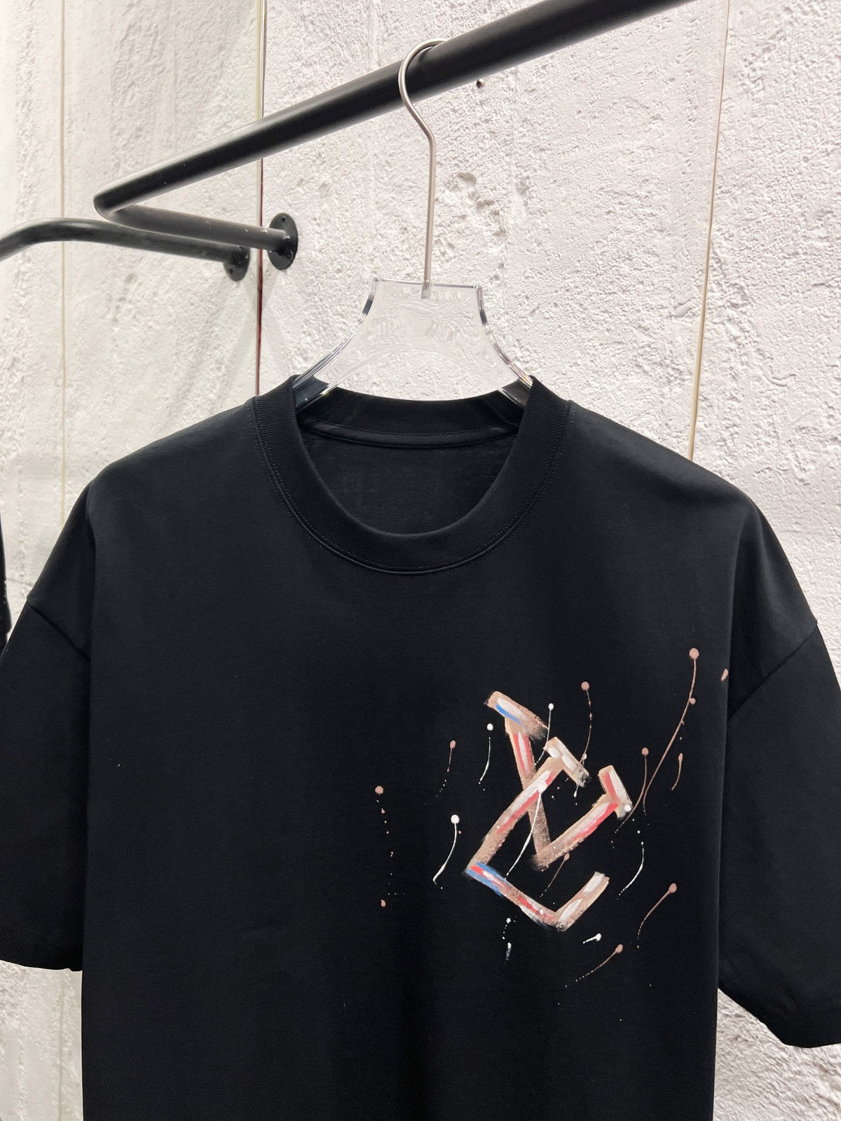 Loose hand drawn T-shirt -5