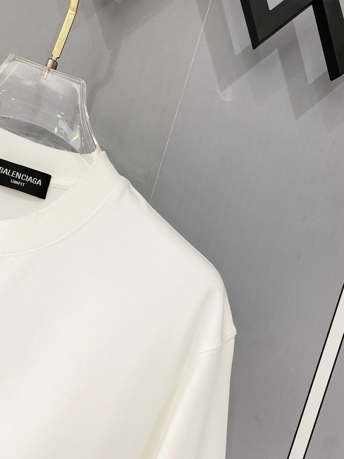 Classic letter printed pure cotton T-shirt -015