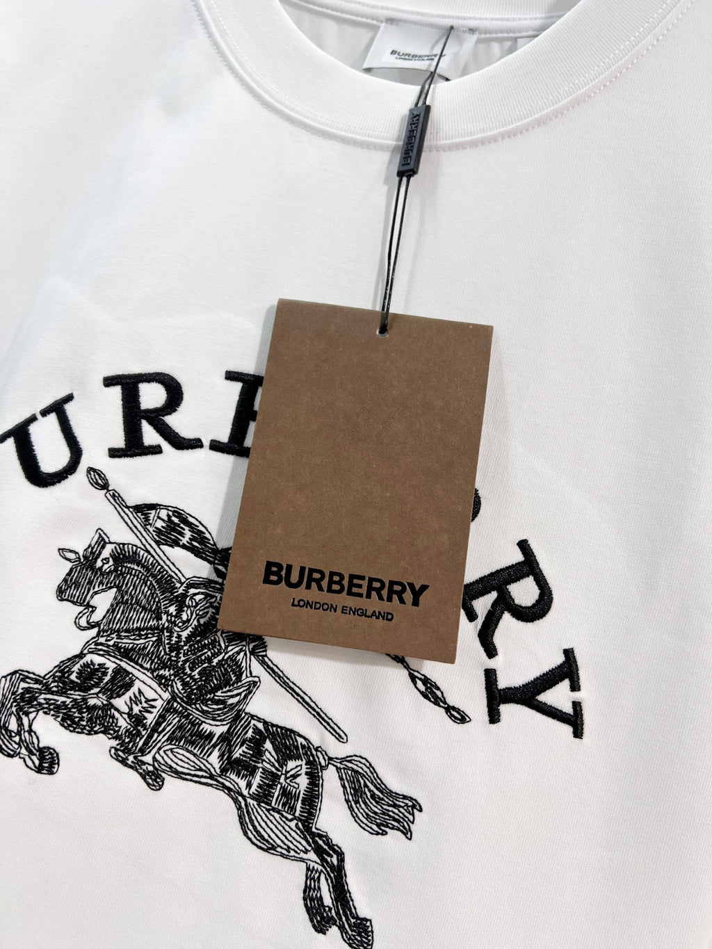 Embroidered T-shirt with 10000 stitches in front and back