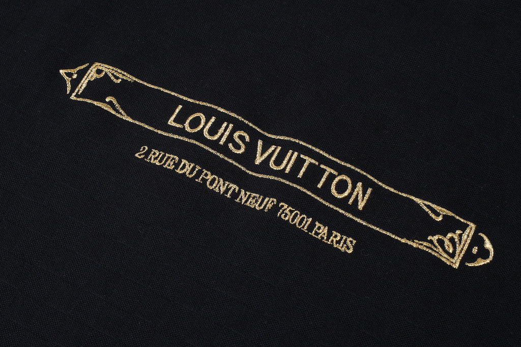 Beaded gold embroidered T-shirt