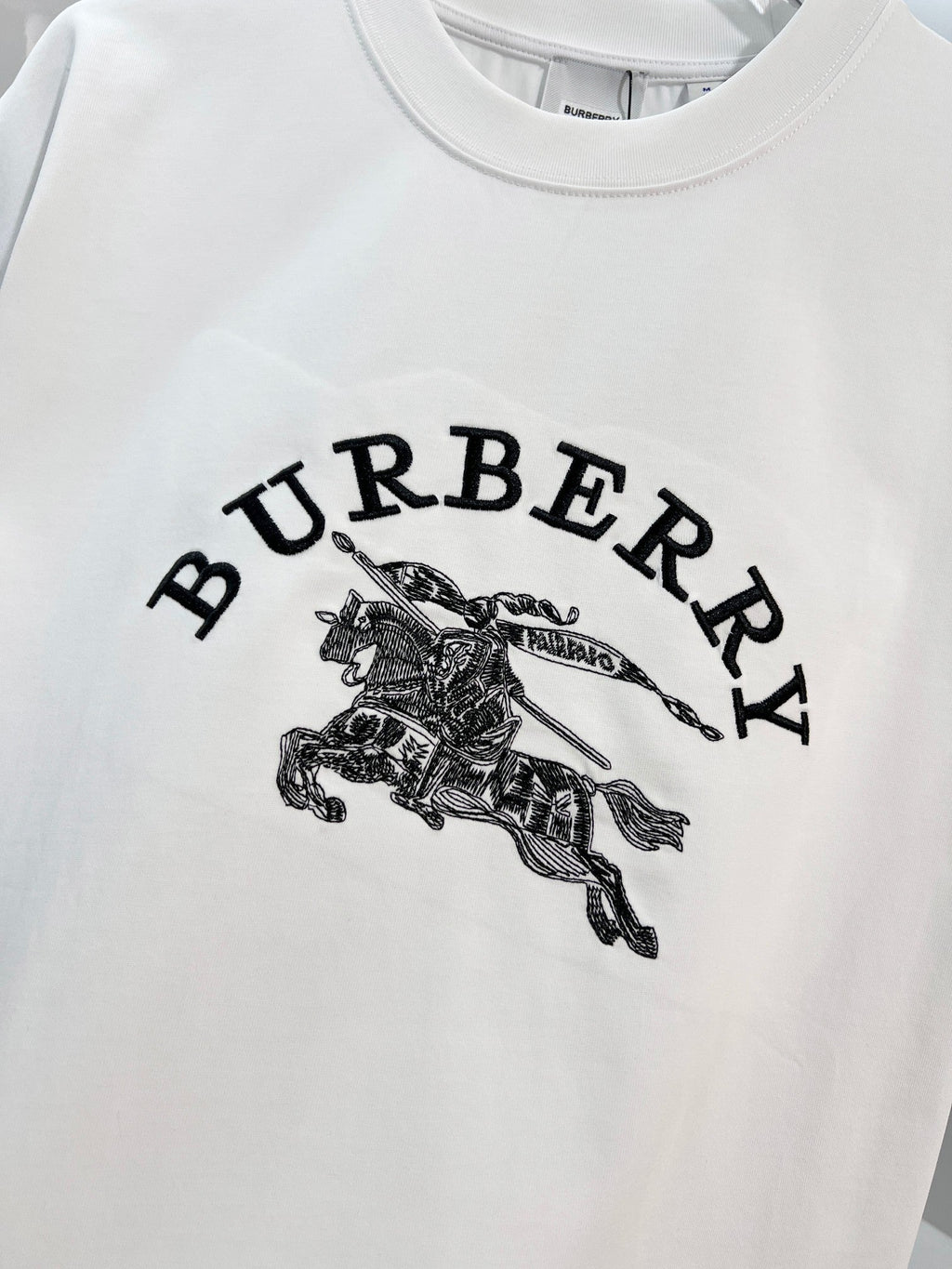 Embroidered T-shirt with 10000 stitches in front and back