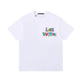 Hand drawn graffiti, splashed ink letters, logo, short sleeved t-shirt