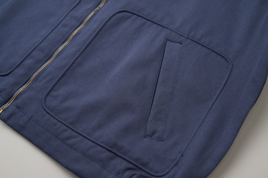 Tibetan logo zipper Harrington jacket jacket